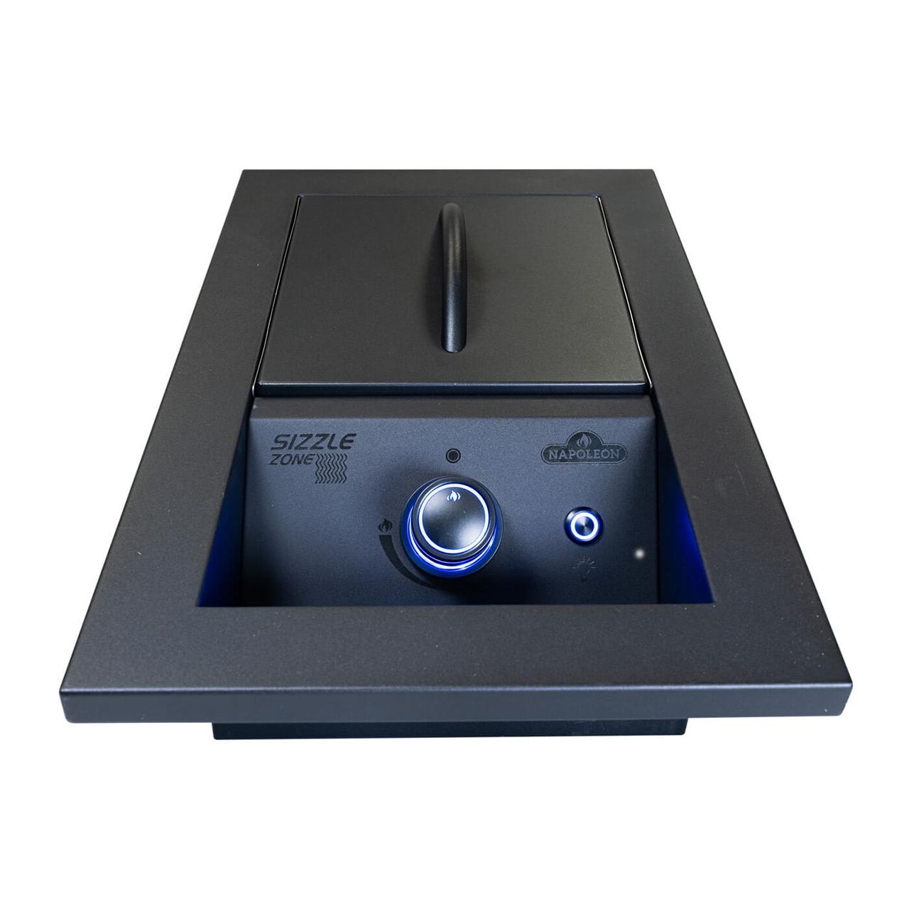 Napoleon 700-Series 10 Zoll , Einbau-SIZZLE ZONE BIB10IRPMK-CE, Mattschwarz, klein