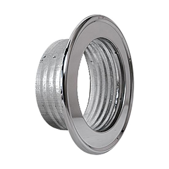 Rosette für Thermo- u. Aluflexrohr AA-Kaminwelt d 100 mm Chrom