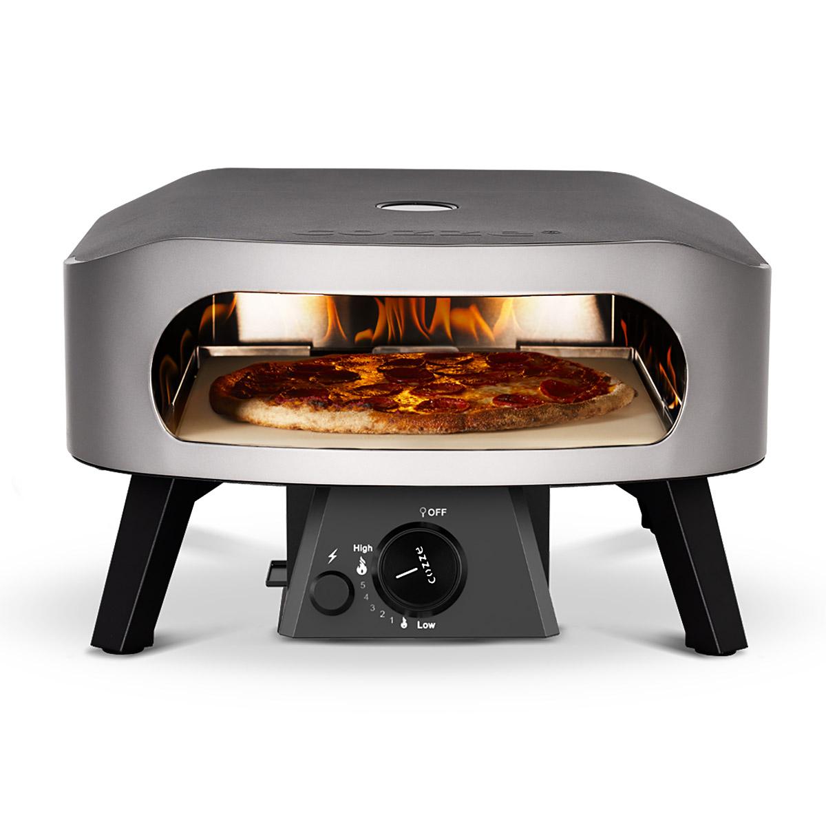 Gas Pizzaofen Cozze 13 Zoll CLASSIC mit Thermometer und Pizzastein inkl. Druckreglerset