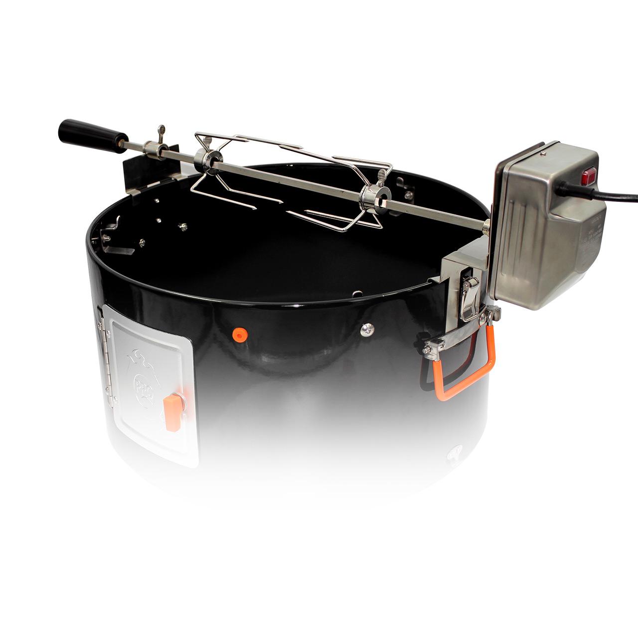 Drehspieß für ProQ Ranger & Frontier BBQ Smoker, Holzkohlegrill