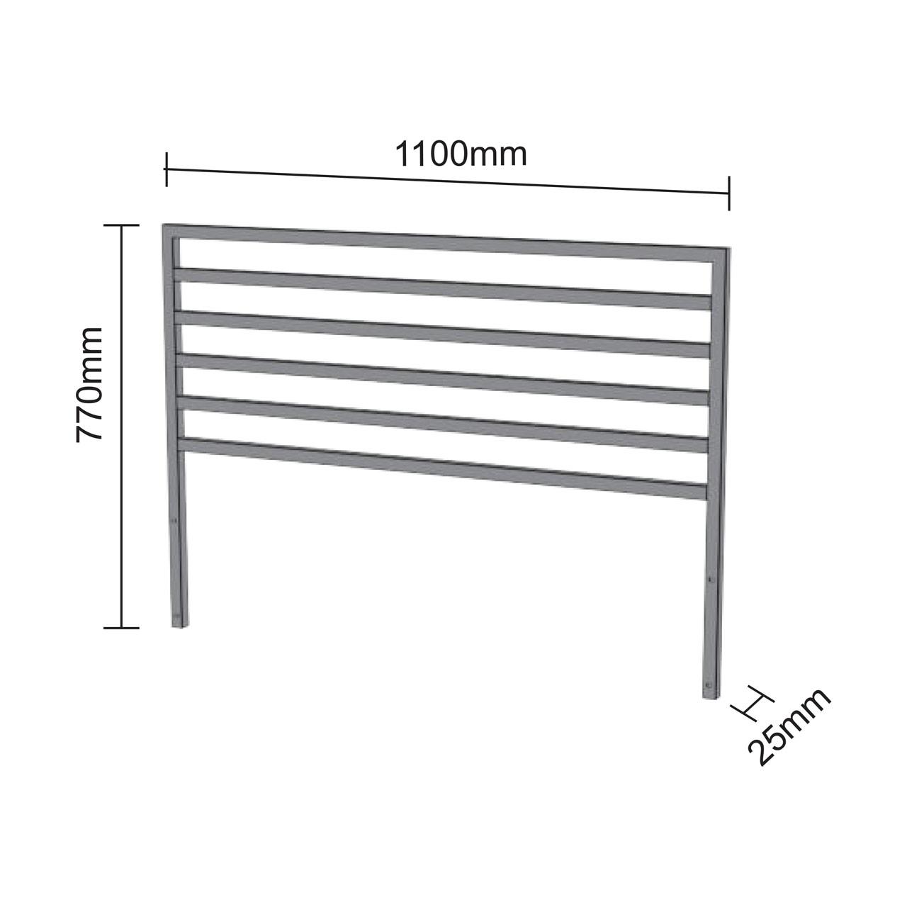 Cozze Elements Rückwandgitter 110 cm für Schrankmodule