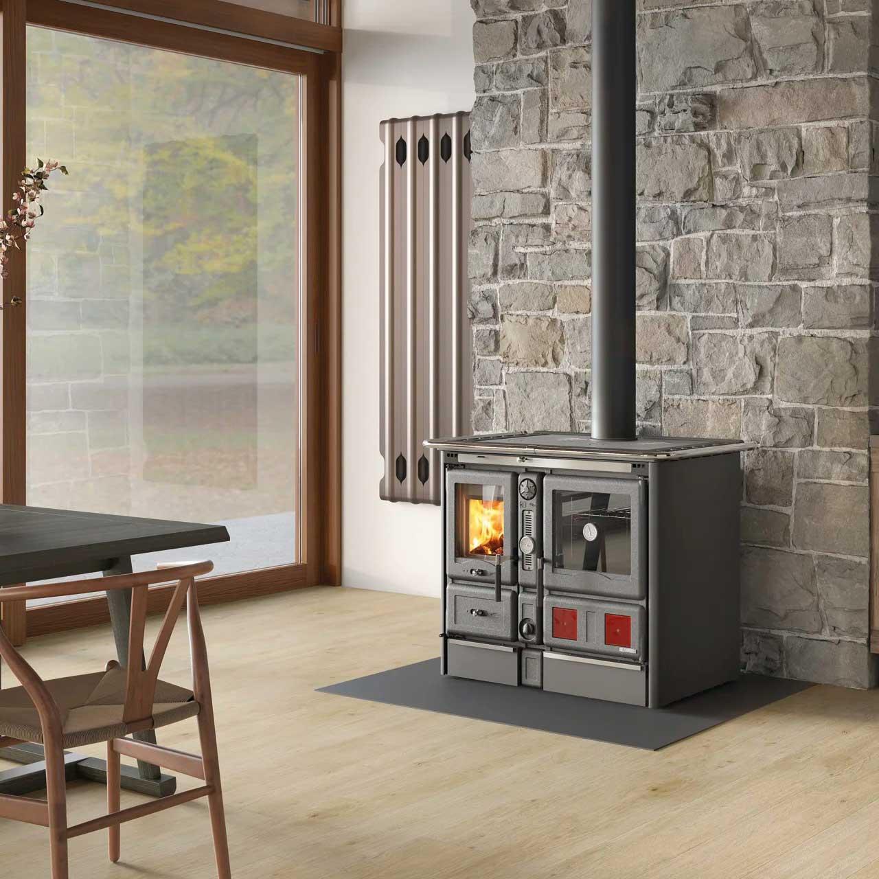 Küchenofen wasserführend La Nordica TermoRosa XXL DSA Lean 18,4 kW