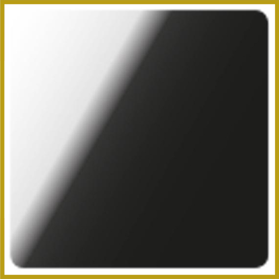 Schwarze Glasrückwand