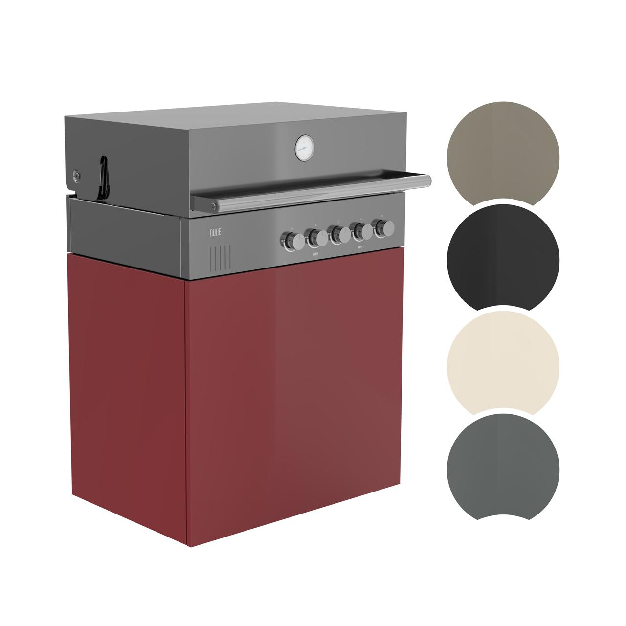 Outdoorchef Grillmodul QUBE X-415 RB S, Edelstahl