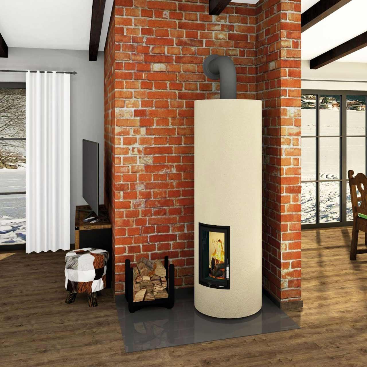 Grundofen Brula Rondo Maxi Bausatz 1,9 kW/h, Kleinspeicherofen