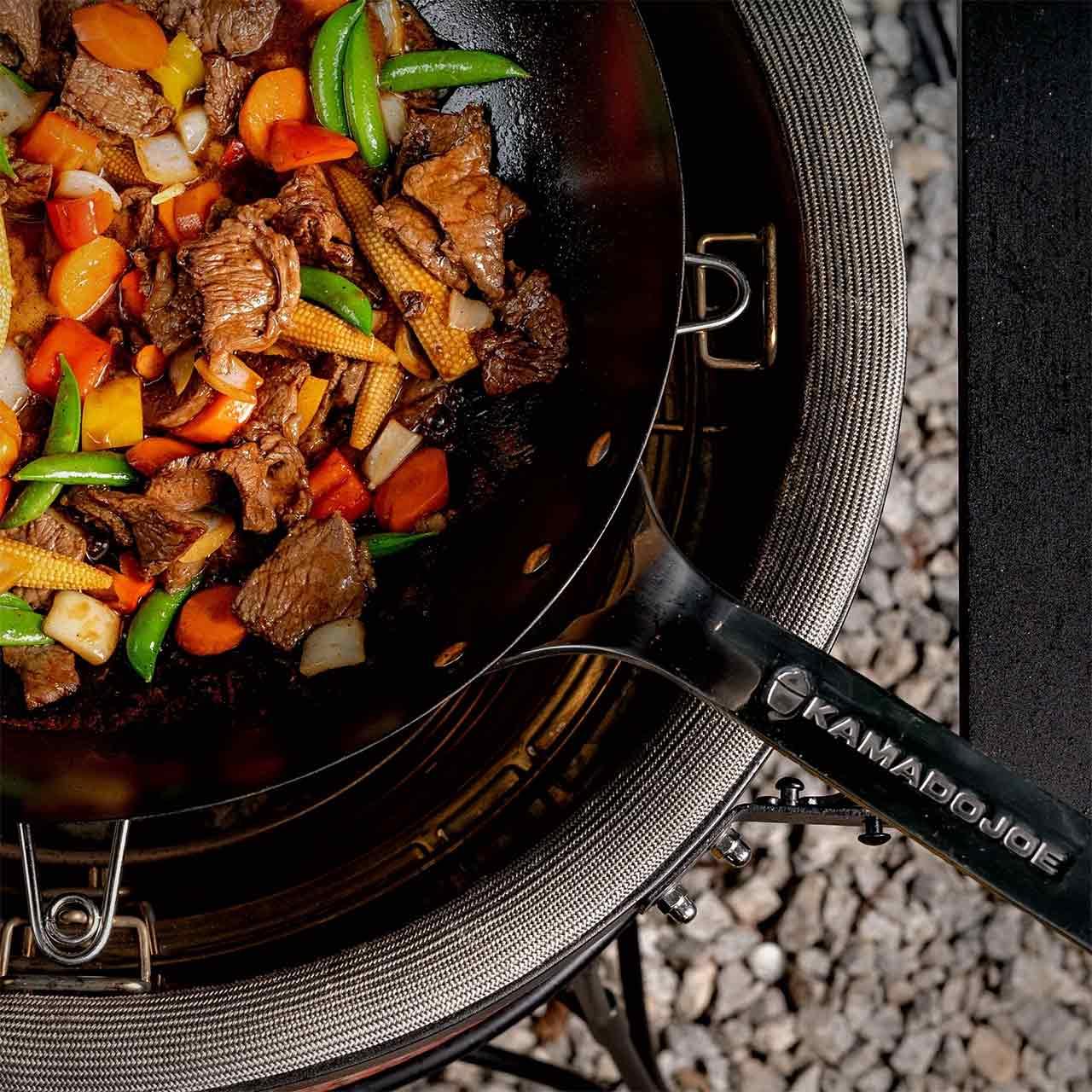 Grillzubehör Kamado Joe Karbon Steel Wok Grillpfanne