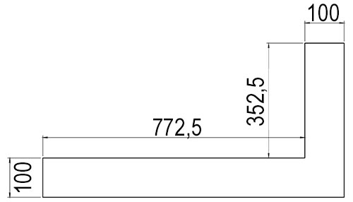 Einbaublende rechts