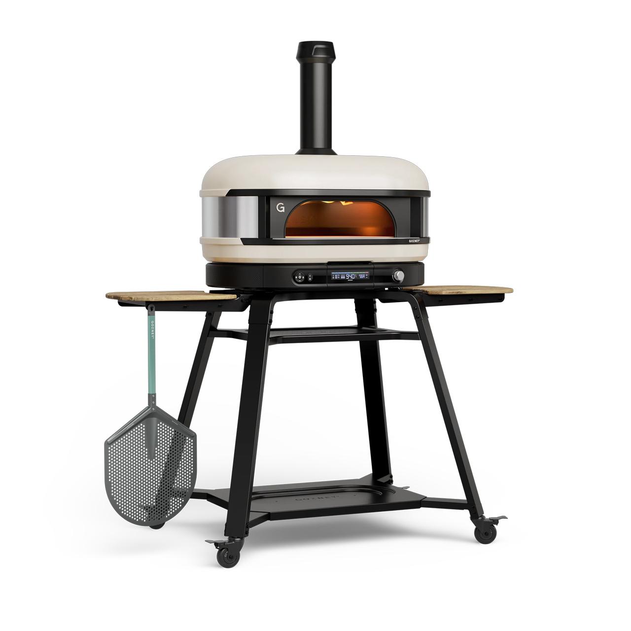 Pizzaofen Gozney Dome XL Gen 2.0 Essentials Bundle inkl. Gestell und Pro Pizzaschieber XL - Ausführung: Bone