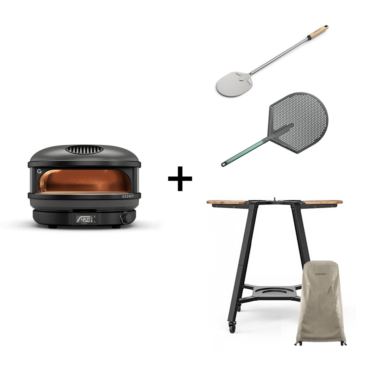 Pizzaofen Gozney Arc Bundle inkl. Untergestell, Abdeckhaube, Pizzaheber und Pizzawender