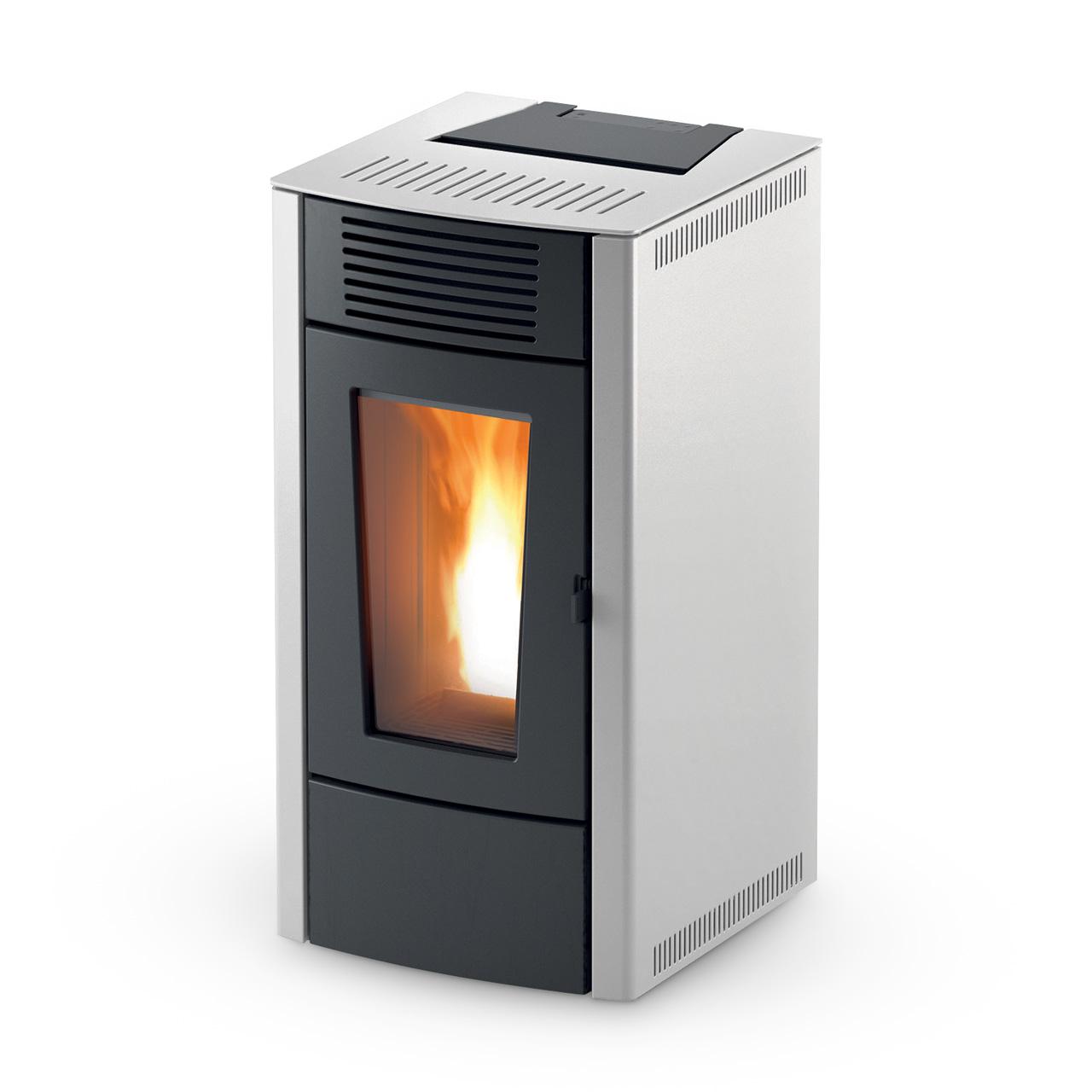 Pelletofen Red Dalia Air 6 S1 6,3 kW - Ausführung: Metall 302_White