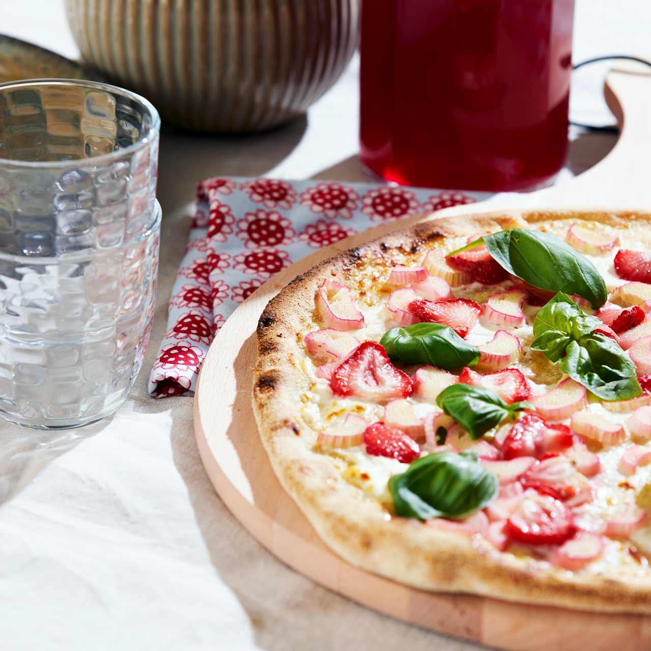 Pizzaofen-Zubehör Cozze Pizzabrett Rund Ø 35 x1,2 cm, Buchenholz Schneidebrett