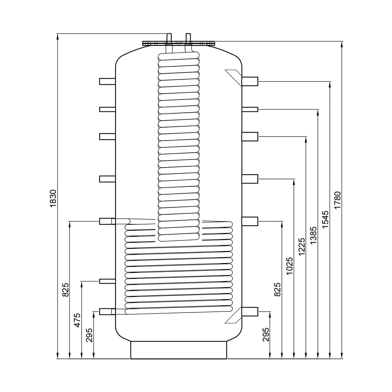 Solarthermie Komplettset Fläche 10,1 m² und Hygienespeicher 800 l