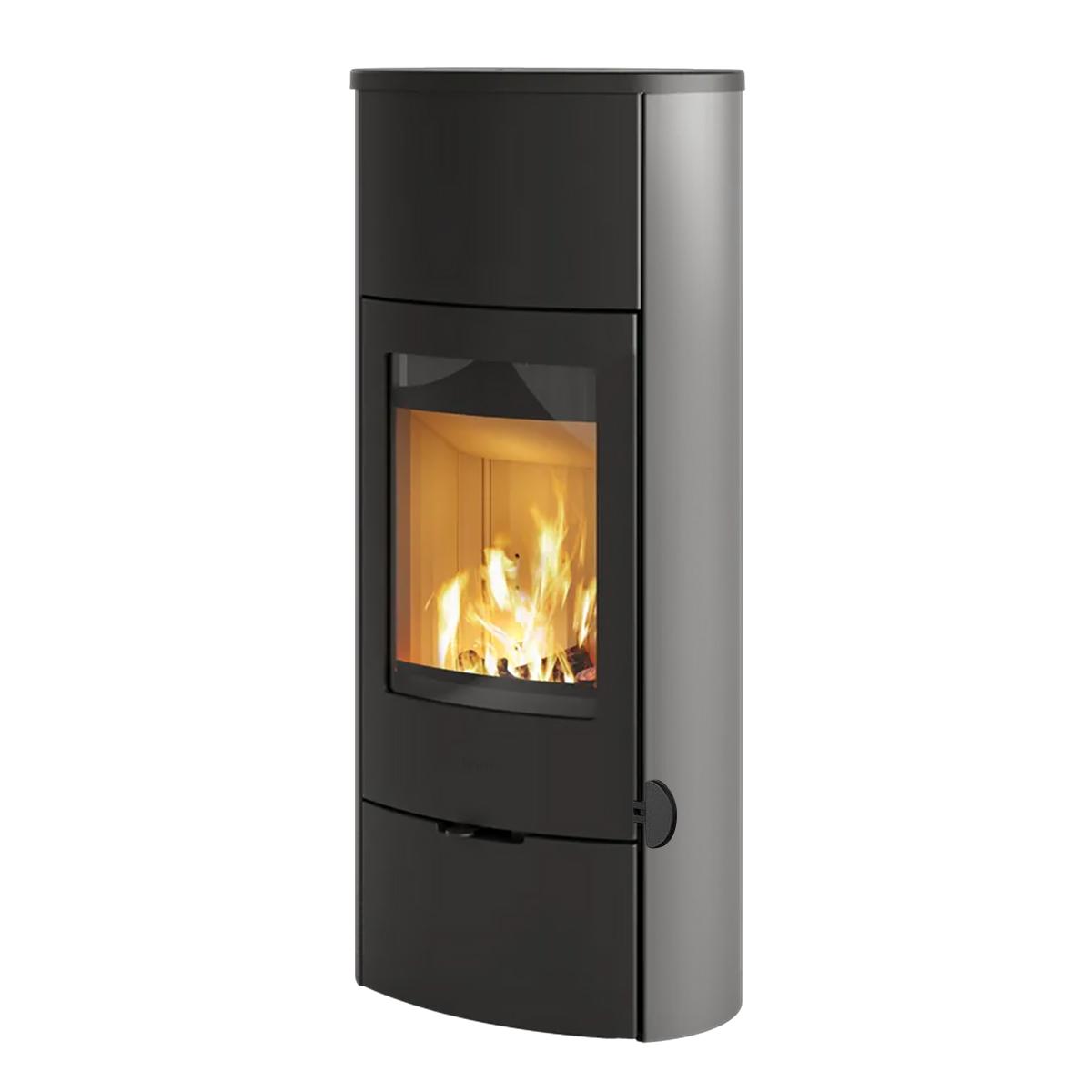 Kaminofen Lotus Jubilee 25M Stahl mit 6,5 kW - Ausführung: Griff Shape