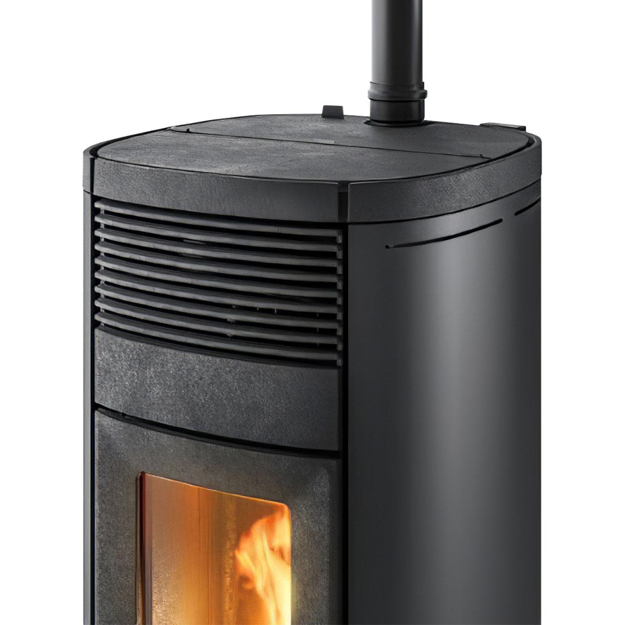 Pelletofen MCZ Musa Air 10 UP! 10 kW - Ausführung: 308 Dark metal