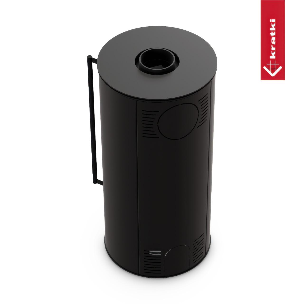 Kaminofen Kratki Skadi 5,5 kW - Feuerraumauskleidung: Schwarz - Tür selbstschließend: ja