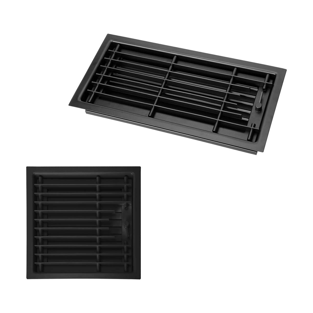 CB-Tec Deckengitter Schwarz - Ausführung: 35x15 cm
