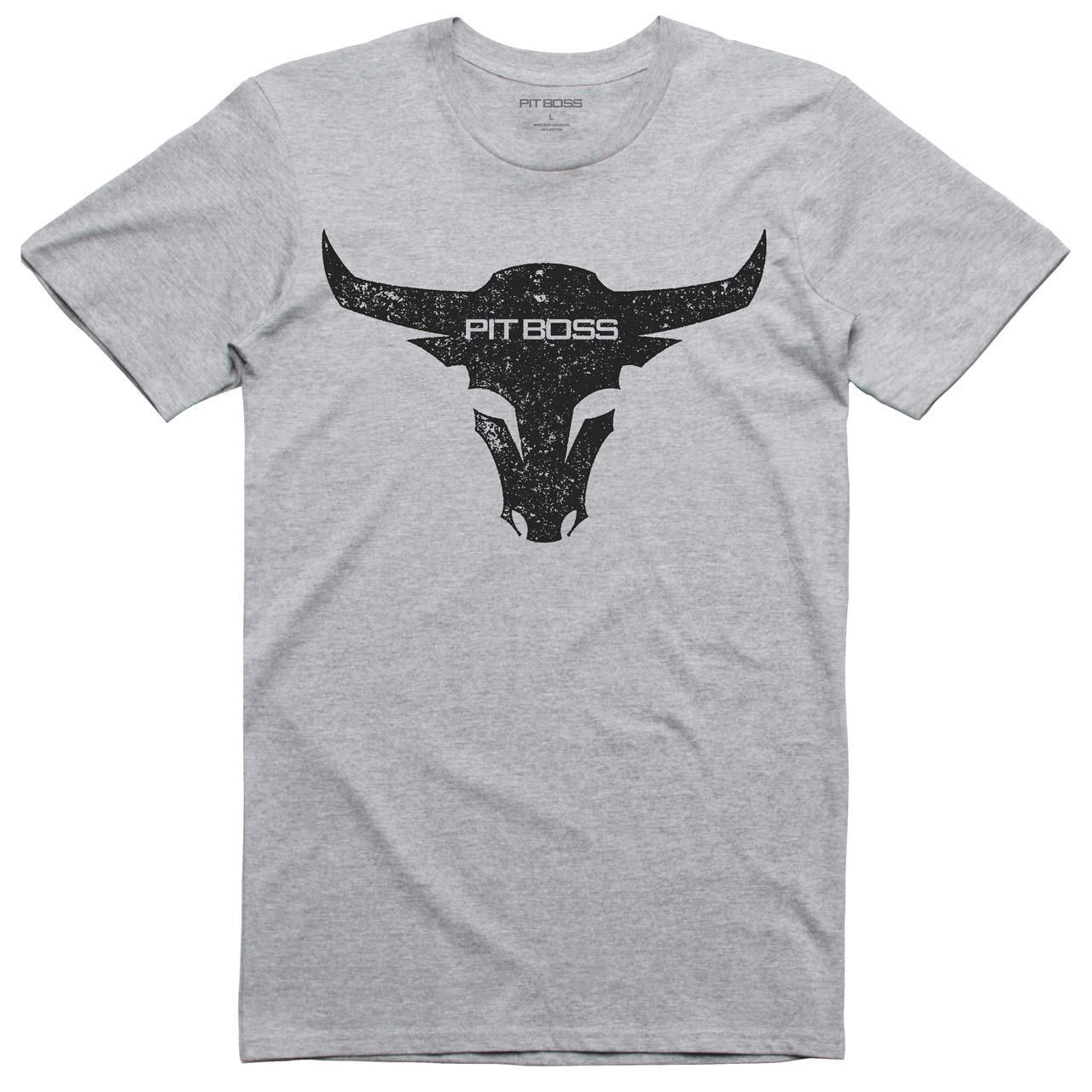 Pit Boss Bull T-Shirt Grau - Größe: S