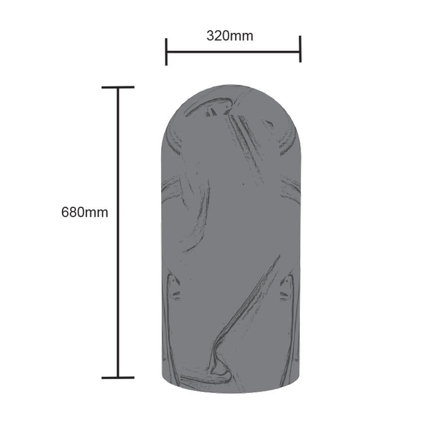 Abdeckhaube Cozze für Gasflasche 10 kg