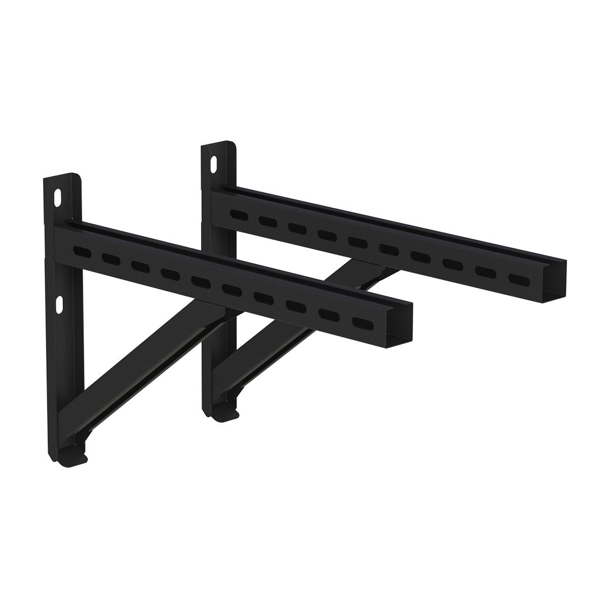 Jeremias DW-BLACK Wandstütze inkl. Querträger - Ausführung: Typ II, Länge = 500mm