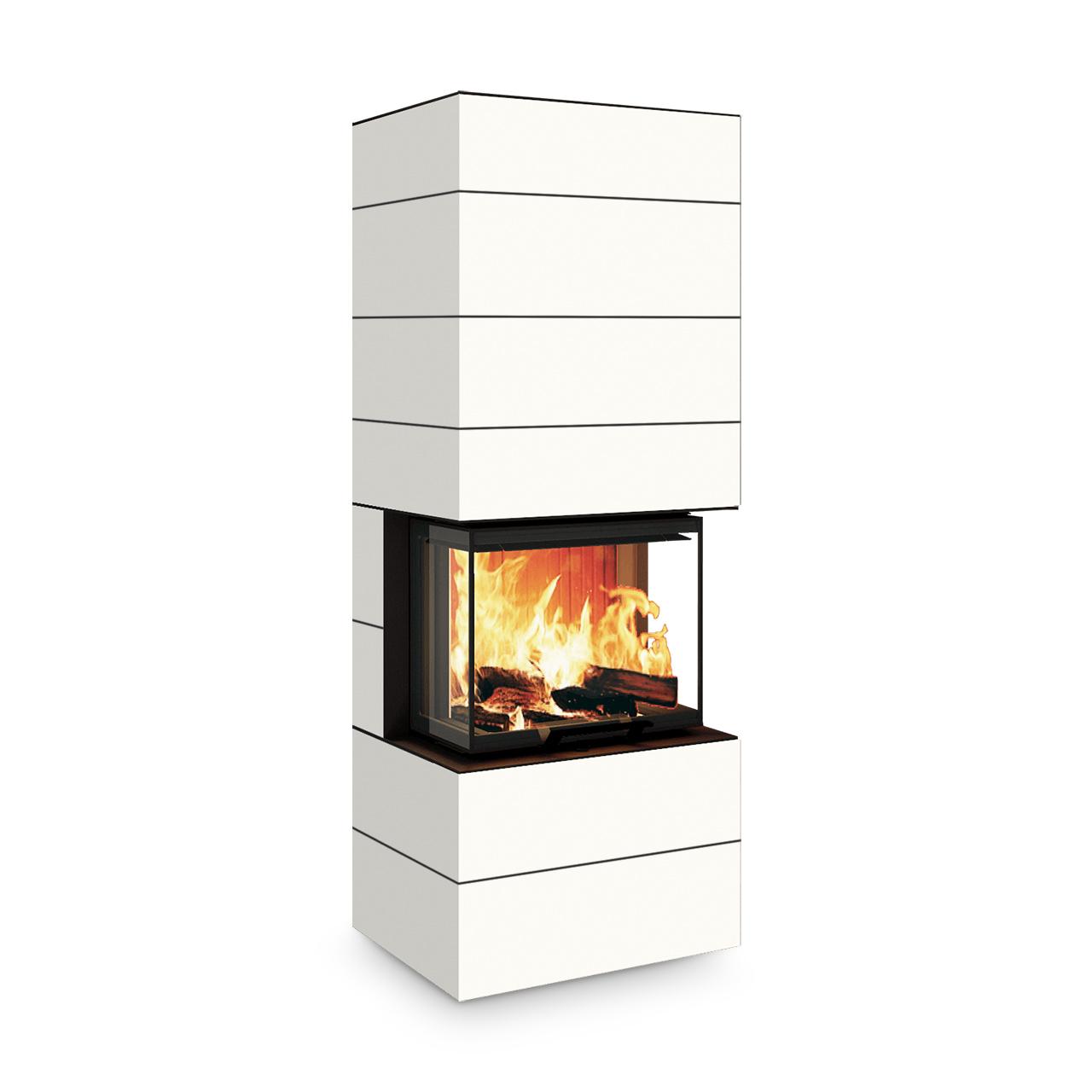Kaminofen Neocube P10 Black & White Edition 7,9 kW - Ausführung: P10 Arctic White satin