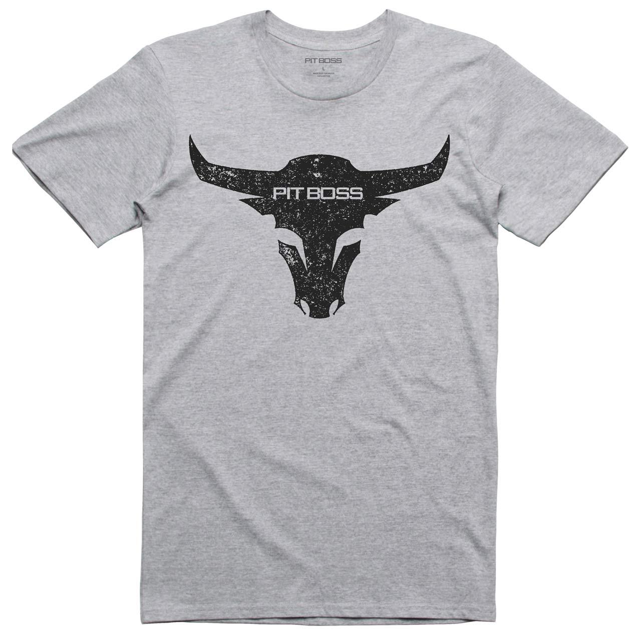 Pit Boss Bull T-Shirt Grau - Größe: S