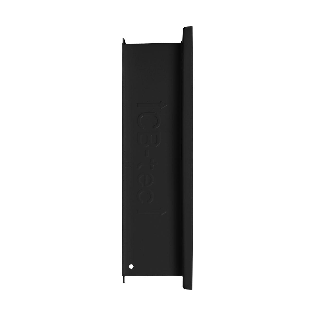 Lüftungsgitter CB-Tec Warmluftgitter putzbündig Schwarz - Ausführung: 45x23 cm
