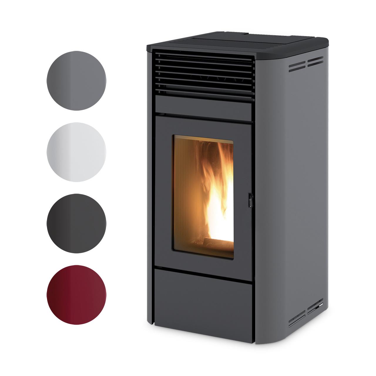 Pelletofen RED Camelia Air 8 R 8 kW - Ausführung: Schwarz