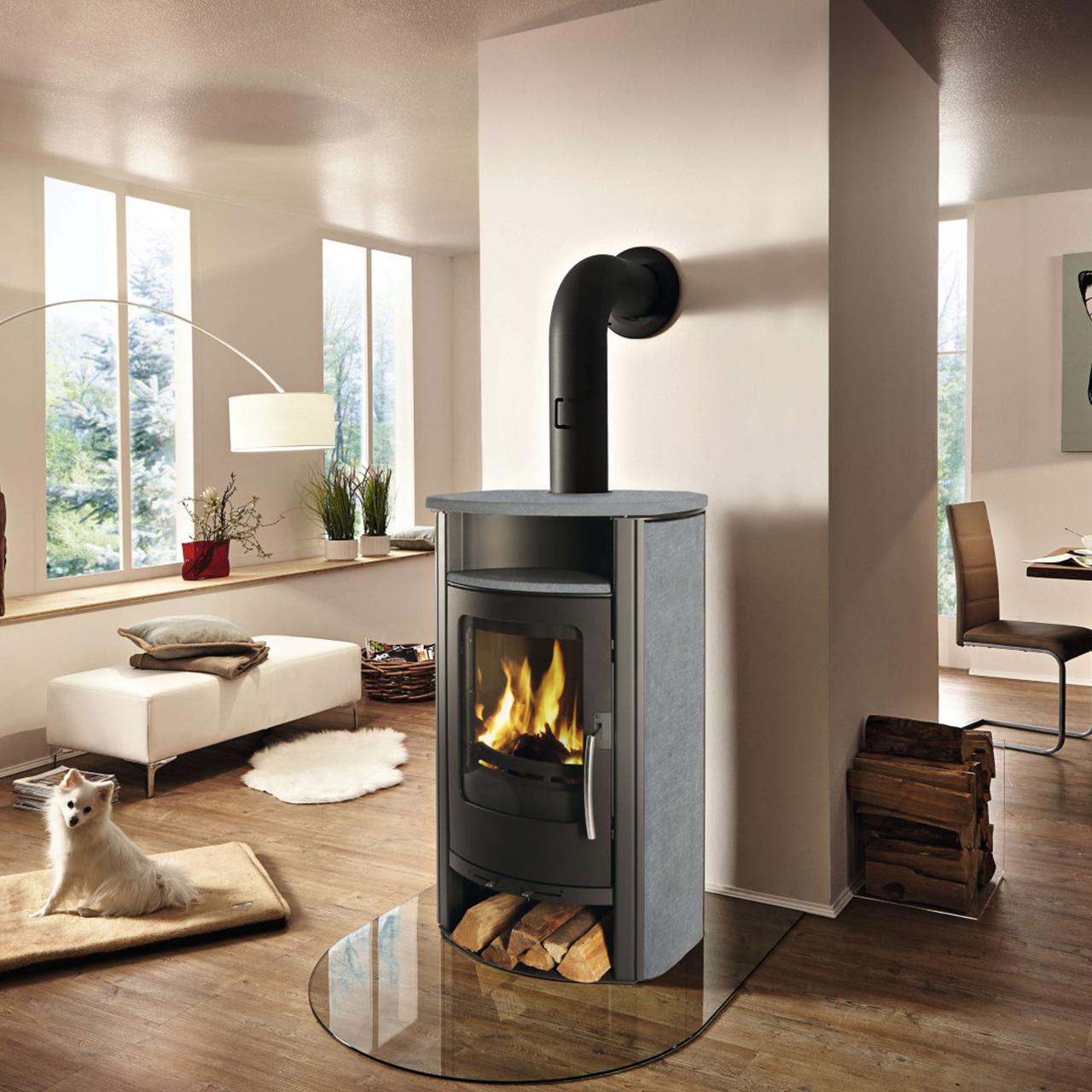 Koppe Caron 7 II Kaminofen 7 kW - Ausführung: Stahl