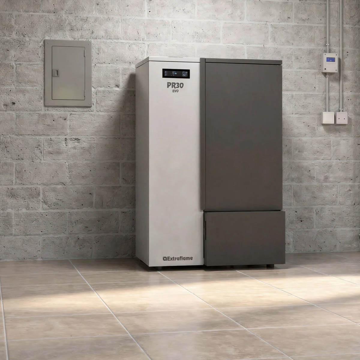 Pelletkessel Extraflame Evolution Line PR30 EVO mit 30 kW