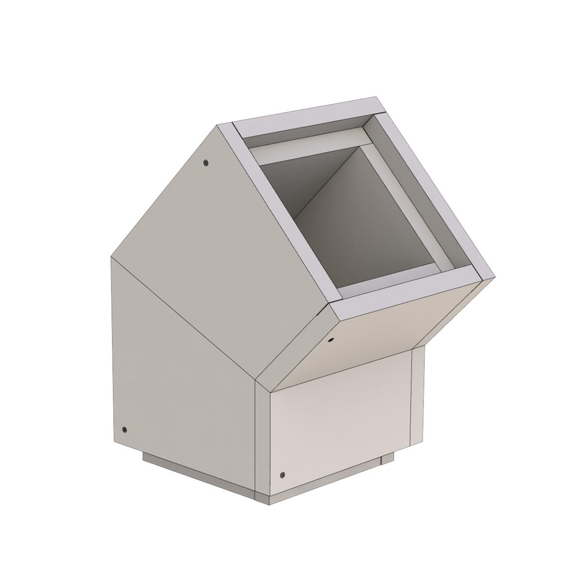 Jeremias Furado-F Winkel Schachtelement - Schachtmaß innen: 140x140mm - Winkel: 45°