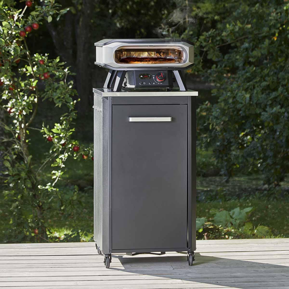 Outdoorküche Cozze hohe Außenküche 60, Modul H110 cm mit Edelstahlplatte