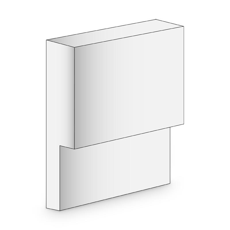 BRULApor K-Ganzteilsockel, Länge 33 cm