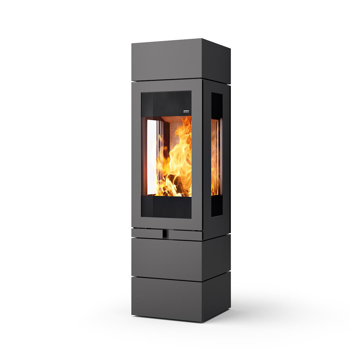 Kaminofen Skantherm Elements 400 3S 2.0, 8 kW inkl. Basis-Box