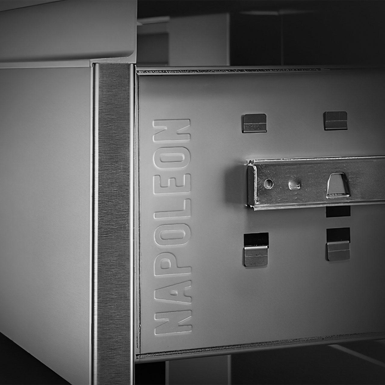 Napoleon Einbaugrill Edelstahl Einbau-Schubladen-Schrank, klein