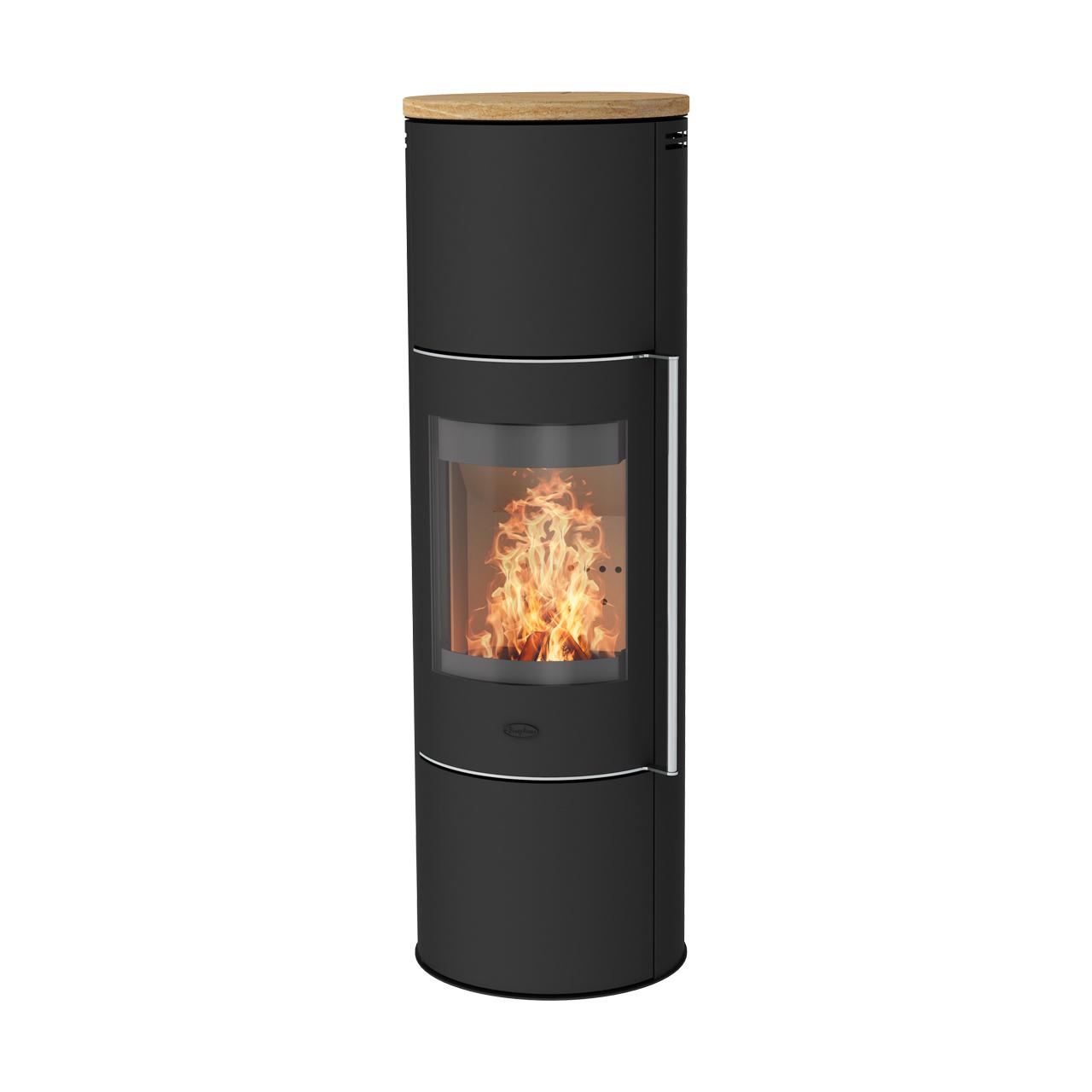 Kaminofen Fireplace Perondi RLU Sandstein 6 kW