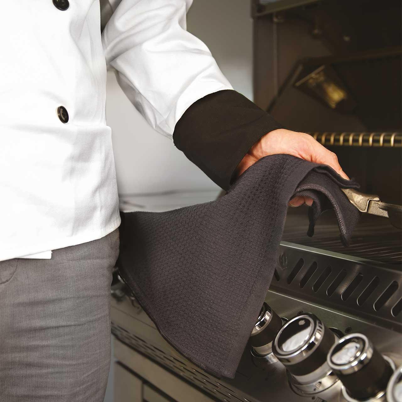 Grillzubehör Napoleon BBQ Grillhandtuch Schwarz Baumwolle