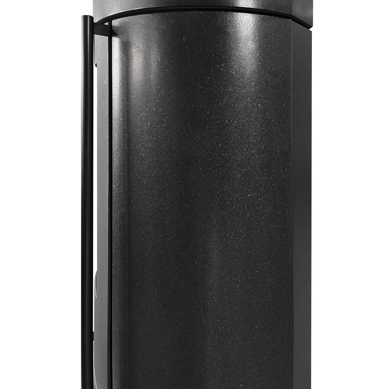 Kaminofen Vaio IQ 33 Naturstein Absolute Black Edition mit 6,3 kW inkl. Kaminbesteck - Ausführung: 1 Topplatte