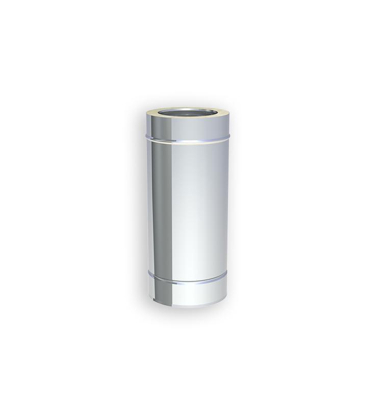 Jeremias DW-FU Längenelement - Länge: 250mm - für Schornstein-Innendurchmesser: 130mm