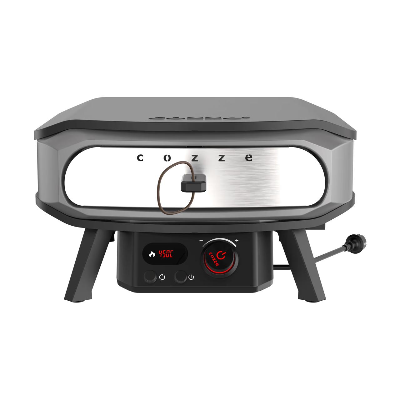Elektro Pizzaofen Cozze 17 Zoll Premium Rotate 2200 W inkl. drehbarer Pizzastein & Hitzeschild