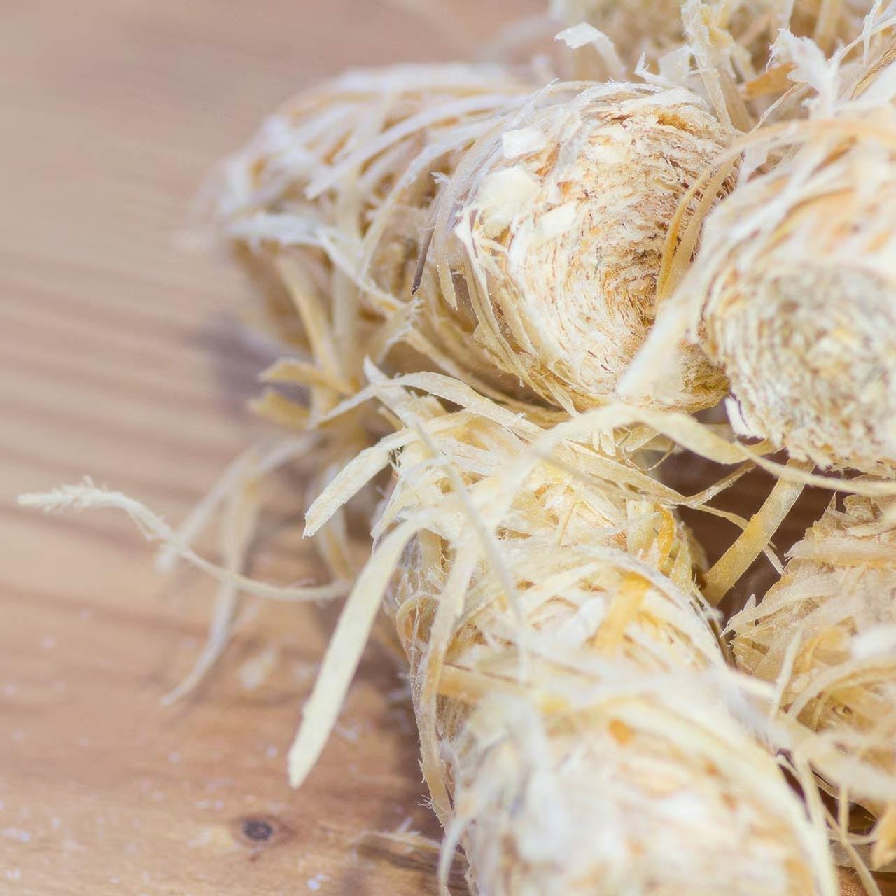 Öko Holzwolle Kaminanzünder 2 kg, BIO Grill Ofen-Anzünder