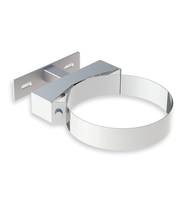 Jeremias DW Wandhalter verstellbar - Wandabstand: 50-150mm - für Schornstein-Innendurchmesser: 115mm