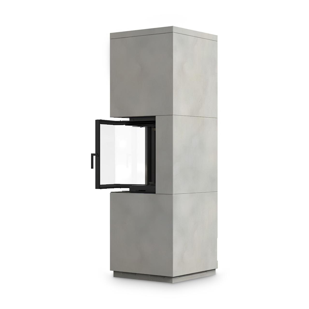 Kaminbausatz Camina S3 mit 7 kW - Türausführung: schwenkbar, Türanschlag rechts