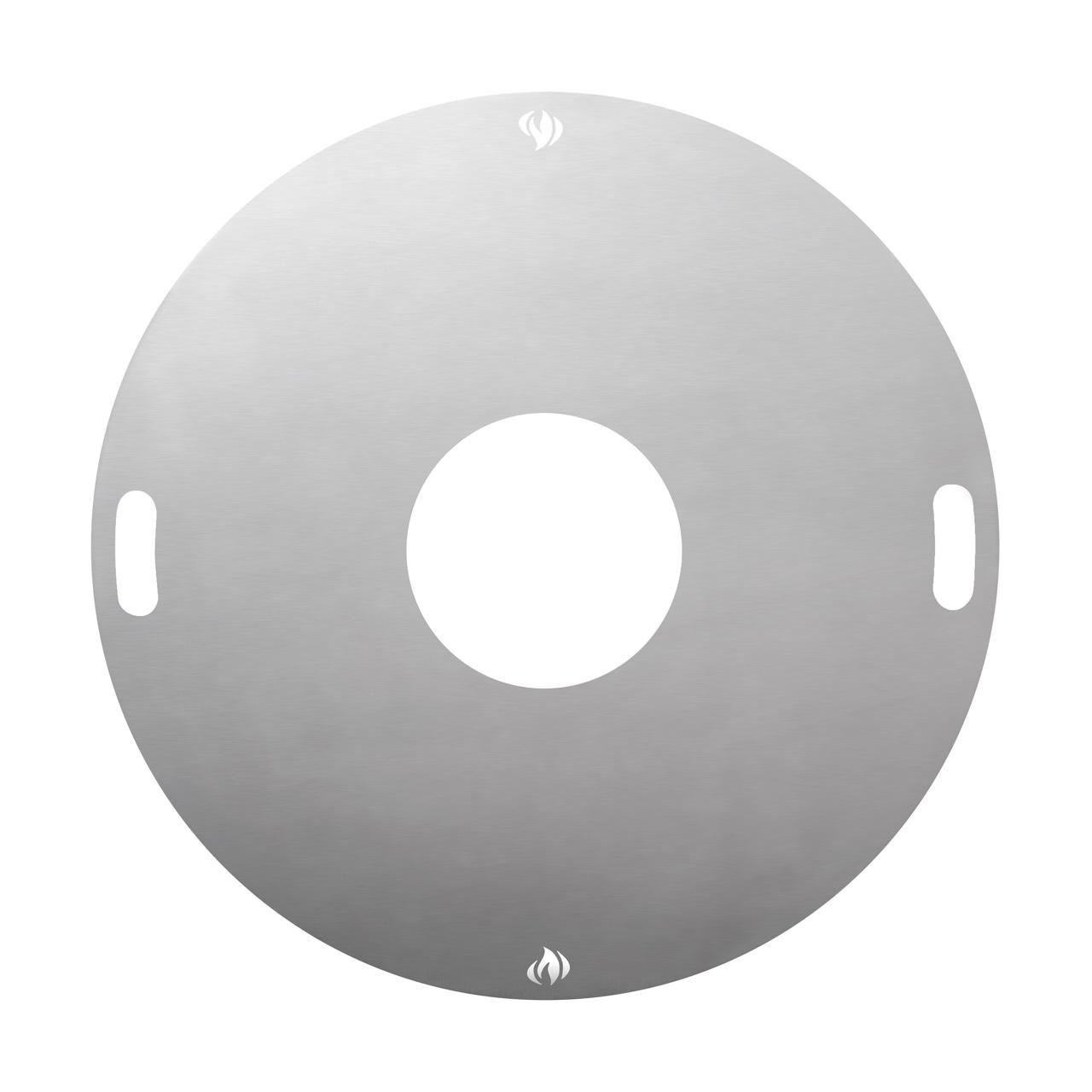 Grillzubehör Napoleon Holzkohlegrill Plancha Feuerplatte aus Stahl, Cooking Ring DN 75 cm