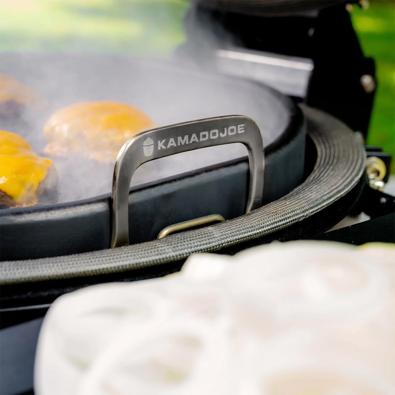 Grillzubehör Kamado Joe Karbon Steel Grillplatte, Plancha für Classic Joe