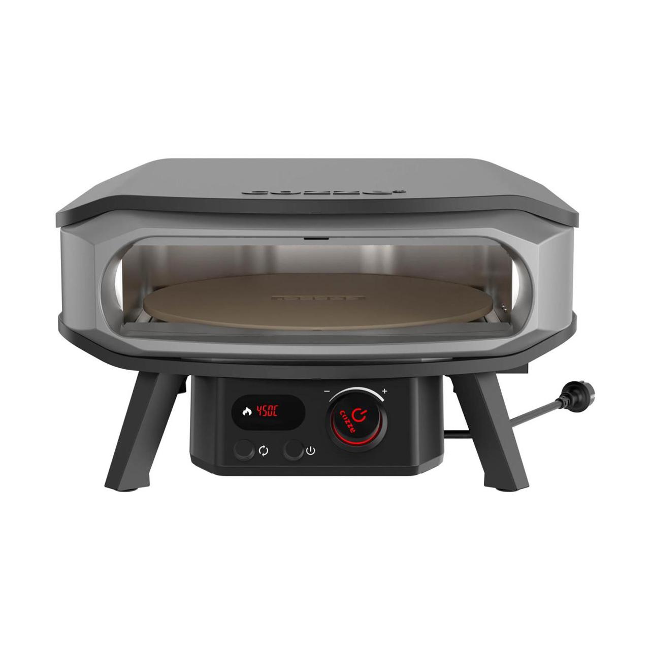 Elektro Pizzaofen Cozze 17 Zoll Premium Rotate 2200 W inkl. drehbarer Pizzastein & Hitzeschild