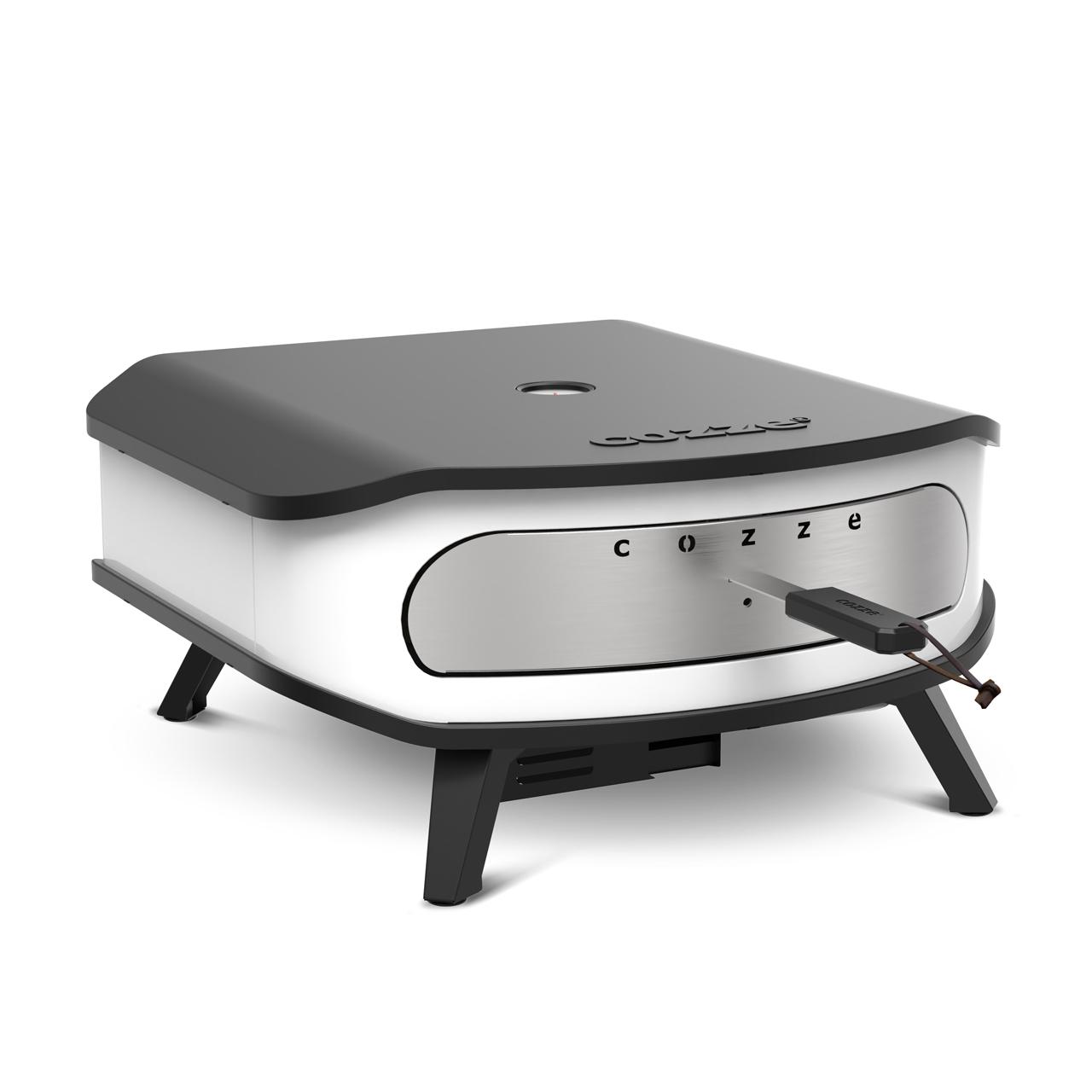 Gas Pizzaofen Cozze 17 Zoll mit rotierendem Pizzastein, Thermometer & Hitzeschild