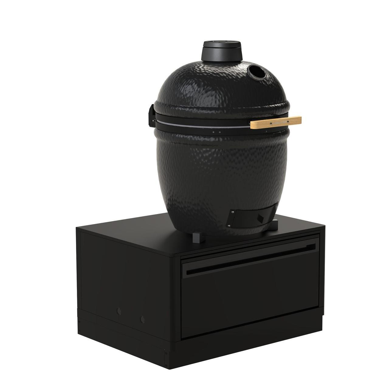 Outdoorchef Heat Outdoorküche 3-teilig: EGG 460 H & Caso BBQ Cooler inkl. Granit-Arbeitsplatten