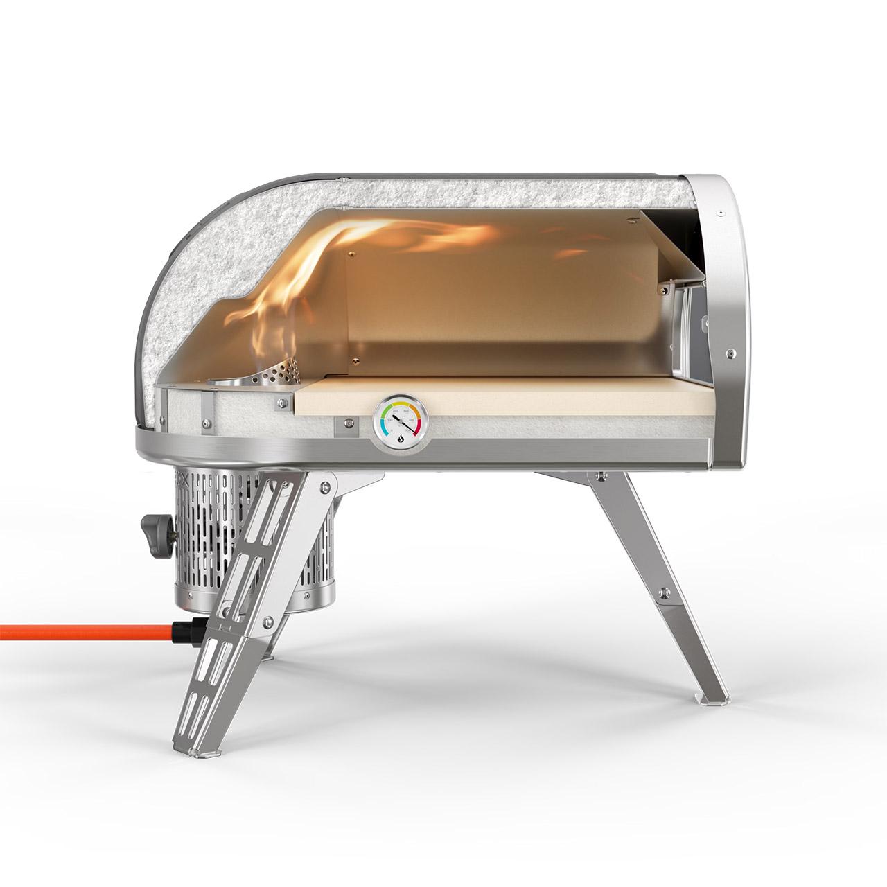 Tragbarer Pizzaofen Gozney Roccbox Starter-Set - Ausführung: Grau