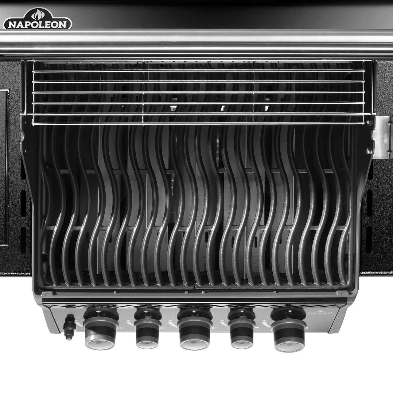 Gasgrill Napoleon Rogue RB425 Schwarz, mit Heck- und Seitenbrenner, inkl. Drehspieß (2026)