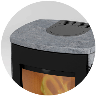 Topplatte Speckstein